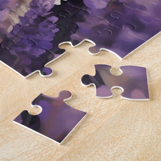 Lagotto Romagnolo in Lavendelveld Legpuzzel (Zijkant)