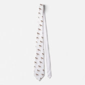 Lagotto Romagnolo kleurensilhouet Stropdas (Voorkant)