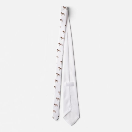 Lagotto Romagnolo kleurensilhouet Stropdas (Achterkant)