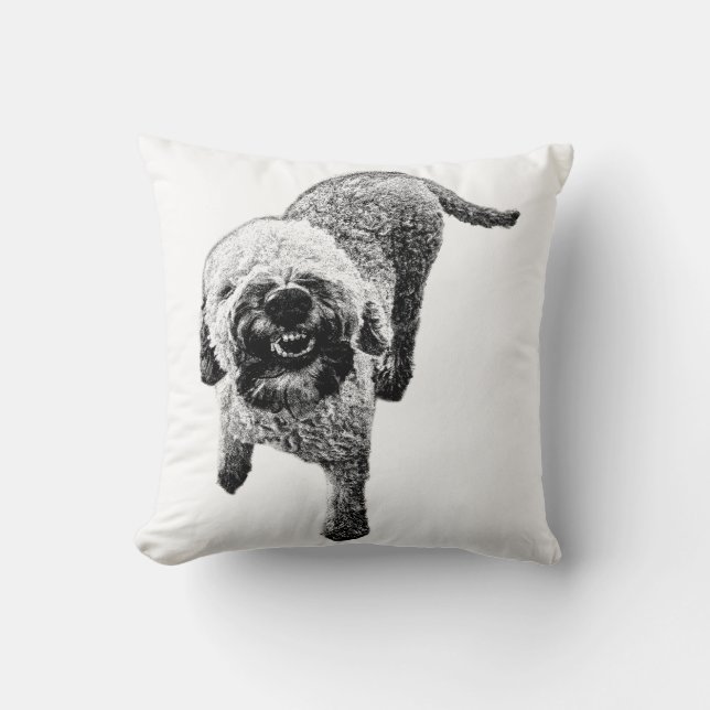 Lagotto Romagnolo Kussen – Happy Dog Design (Voorkant)