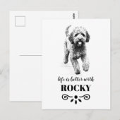 Lagotto Romagnolo Life is beter aangepaste hondenn Briefkaart (Voorkant / Achterkant)