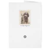 Lagotto Romagnolo Painting - Cute Original Dog Art (Achterkant)