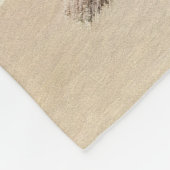 Lagotto Romagnolo Painting - Cute Original Dog Art Fleece Deken (Hoek)