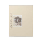 Lagotto Romagnolo Painting - Cute Original Dog Art Notitieblok (Linkerzijde)