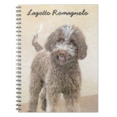 Lagotto Romagnolo Painting - Cute Original Dog Art Notitieboek (Voorkant)
