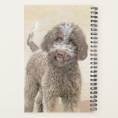 Lagotto Romagnolo Painting - Cute Original Dog Art Planner (Achterkant)