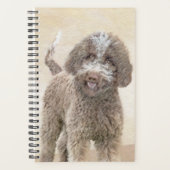 Lagotto Romagnolo Painting - Cute Original Dog Art Planner (Voorkant)