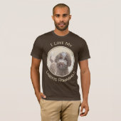 Lagotto Romagnolo Painting - Cute Original Dog Art T-shirt (Voorkant volledig)