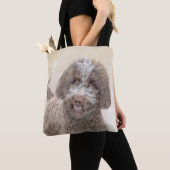 Lagotto Romagnolo Painting - Cute Original Dog Art Tote Bag (Dichtbij)