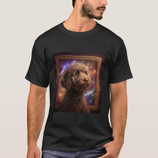 Lagotto Romagnolo Ruimte T-shirt (Voorkant)