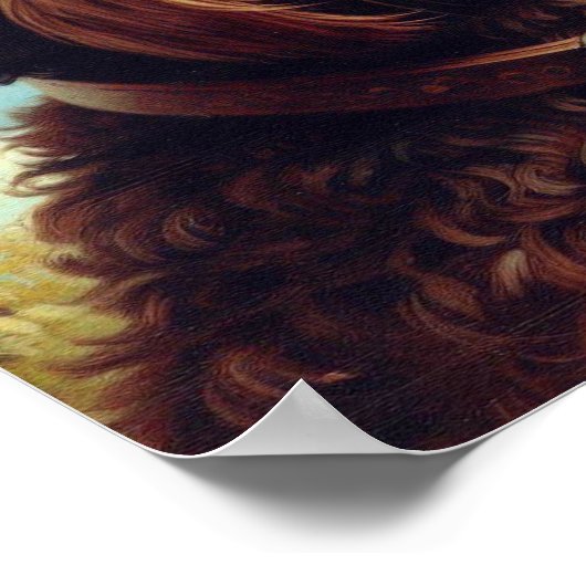  Lagotto Romagnolo schilderij Poster (Hoek)