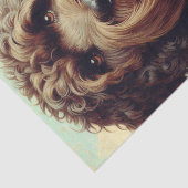  Lagotto Romagnolo schilderij Tissuepapier (Detail)