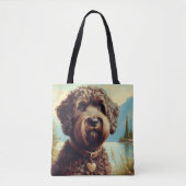  Lagotto Romagnolo schilderij Tote Bag (Voorkant)