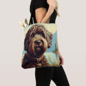  Lagotto Romagnolo schilderij Tote Bag (Dichtbij)