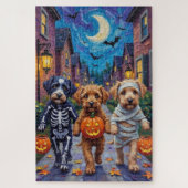Lagotto Romagnolo Trick-or-Treating Halloween Legpuzzel (Verticaal)