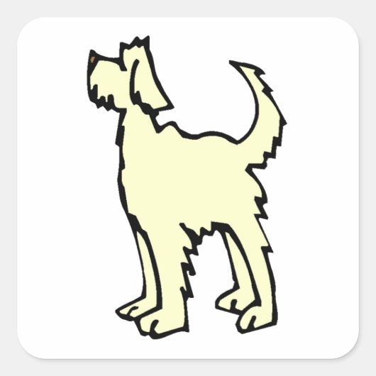 Lagotto Romagnolo Vierkante Sticker (Voorkant)