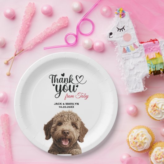 Lagotto Romagnoto Hond Papieren Bordje (Feest)