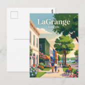 LaGrange, Georgia Briefkaart (Voorkant / Achterkant)
