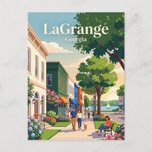 LaGrange, Georgia Briefkaart (Voorkant)