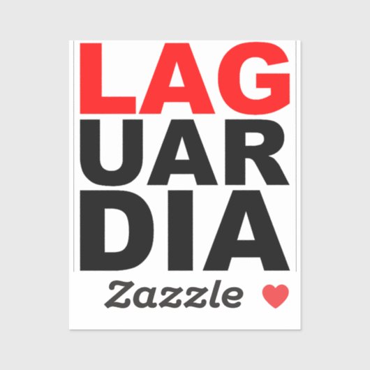 LaGuardia High School Sticker - PLEIN 2x2 (Vel)