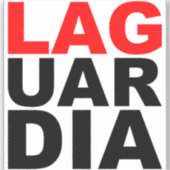 LaGuardia High School Sticker - PLEIN 2x2 (Voorkant)