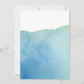 Laguna Baby shower Uitnodiging (Achterkant)