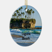Laguna Beach 2 sided Keramisch Ornament (Rechts)