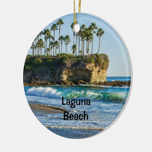 Laguna Beach 2 sided Keramisch Ornament (Links)