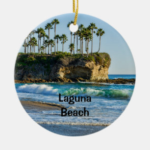 Laguna Beach 2-zijdig Keramisch Ornament