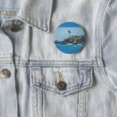 Laguna Beach-badge Ronde Button 5,7 Cm (In situ)