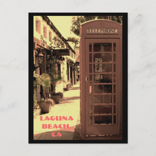 Laguna Beach, CA Briefkaart (Voorkant)