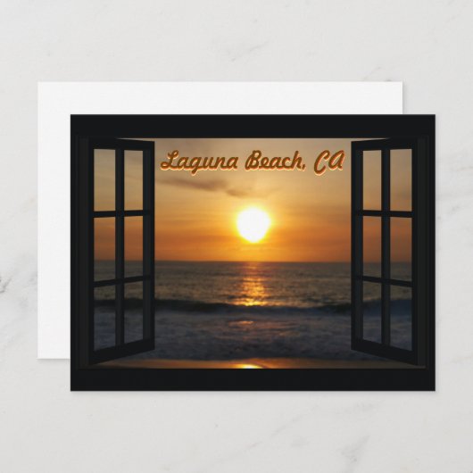 Laguna Beach, CA Briefkaart (Voorkant / Achterkant)