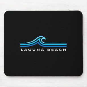 Laguna beach ca golven vintage heren dames jongens muismat