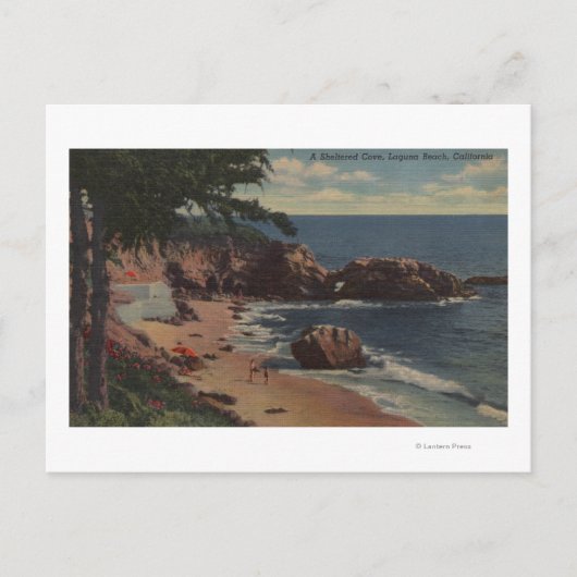 Laguna Beach, CA - Sheltered Cove on Coast Briefkaart (Voorkant)