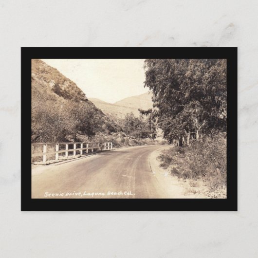 Laguna Beach, California 1928 Briefkaart (Voorkant)