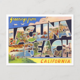 Laguna Beach, California  Big Letters Briefkaart