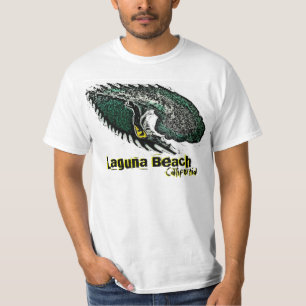 Laguna Beach California golft art value t-shirt