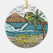 Laguna Beach California Keramisch Ornament (Voorkant)
