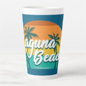 Laguna Beach California Latte Mok (Voorkant)