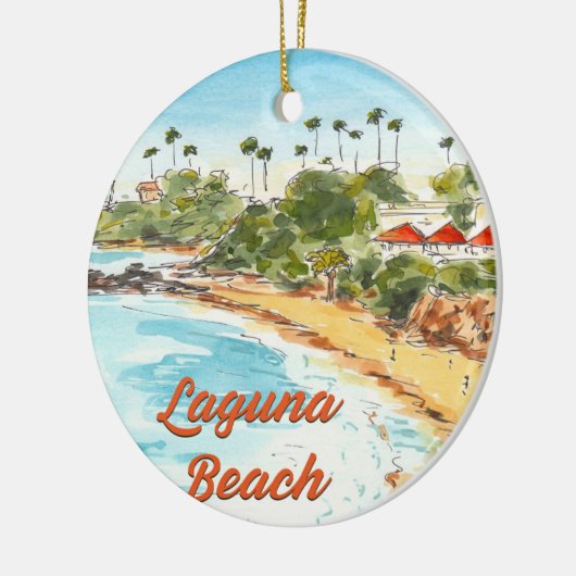 Laguna Beach California Ornament (Links)