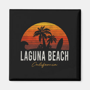 Laguna Beach California Palms Vacation Surf Sundow Magneet