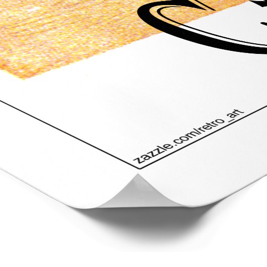 Laguna Beach California Retro Beach 1920s Poster (Hoek)