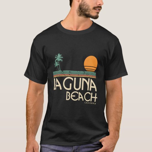 Laguna Beach California Surf T-shirt (Voorkant)