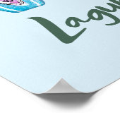Laguna Beach California Surfplanken  Poster (Hoek)