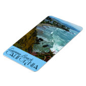 Laguna Beach California Vintage Travel Poster Magneet (Linkerzijde)