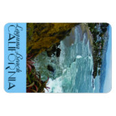 Laguna Beach California Vintage Travel Poster Magneet (Horizontaal)