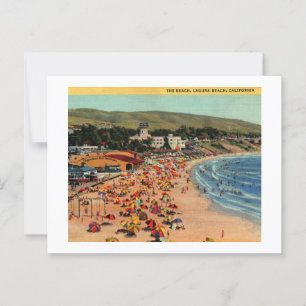 Laguna Beach, Californië, 1940s Uitzicht Briefkaart
