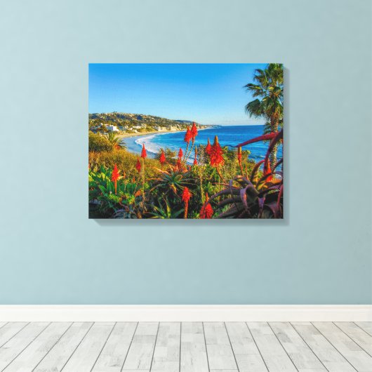 Laguna Beach, Californië Canvas Afdruk (Insitu (Houten vloer))