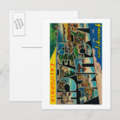 Laguna Beach, Californië - grote letterscènes Briefkaart (Voorkant / Achterkant)