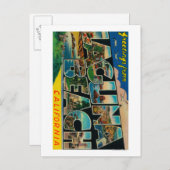 Laguna Beach, Californië - grote letterscènes Briefkaart (Voorkant / Achterkant)